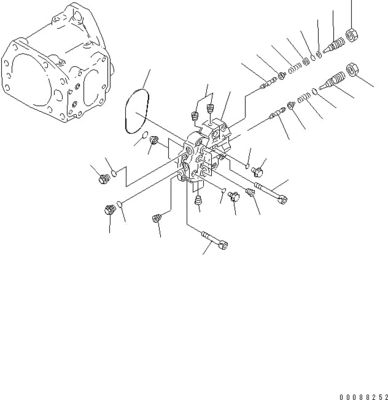 708-1L-00370 708-1L-01310 708-1L-04010 For Komatsu Bulldozer D275AX-5E0 Hydraulic Pump Piston pump  Aftermarket