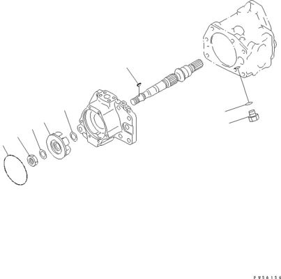 708-1L-00370 708-1L-01310 708-1L-04010 For Komatsu Bulldozer D275AX-5E0 Hydraulic Pump Piston pump  Aftermarket