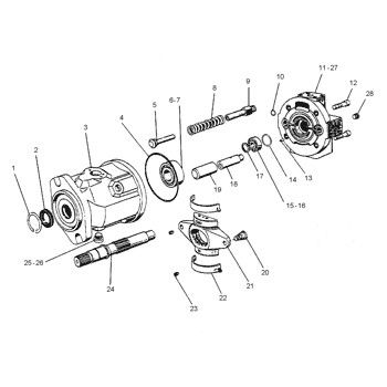 1094197 109-4197 CA1094197 0R7472 For CAT 990 844 Wheel Loader Hydraulic Main Pump Piston Pump PUMP ASSY PUMP GP-PISTON Aftermarket High quality Original