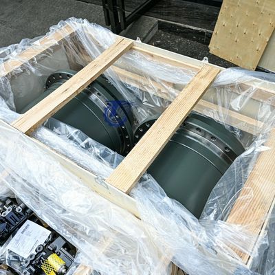 170401-00009 170401-00120 170401-00009H MZEB241E MZEB241E FOR DOOSAN DX500 DX500LC-9C DX520 EXCAVATOR PARTS TRAVEL ASSEMBLY FINAL DRIVE TM100 TRAVEL MOTOR TRAVEL GEARBOX AFTERMARKET ORIGINAL