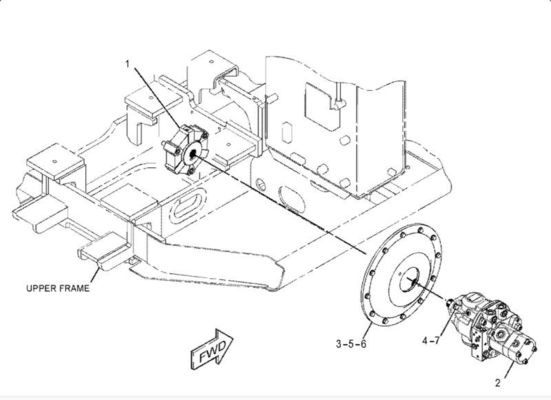 Rexroth AP2D25 Bagger Hydraulikpumpe 341-7666 Für TQE304.5 305C 306