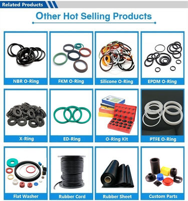Silikon-Nitrilkautschuk O-Ring-Dichtungen Stabiles NBR-FKM-EPDM-Material