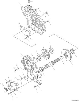 Für Komatsu WA100-5 Hydraulische HST Kolbenpumpe