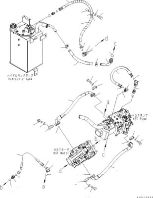 Für Komatsu WA100-5 Hydraulische HST Kolbenpumpe