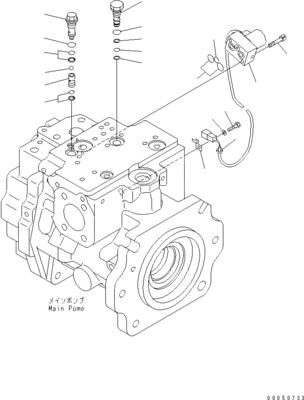708-1L-00710 708-1L-01710 708-1L-04230 für Lader Komatsu Wa450-6 Wa470-6 Wa480-6 Hydraulische Hauptkolbenpumpe