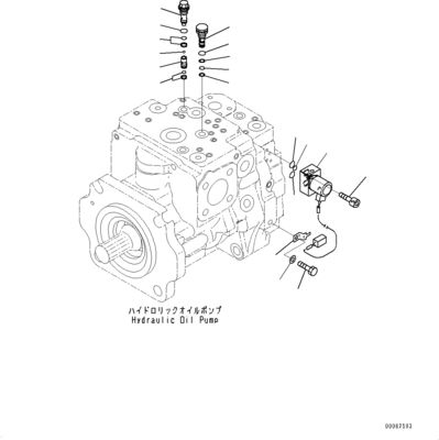 708-1g-00060 708-1g-01060 708-1g-04310 Für Komatsu Wa470-6 Wa480-6 Hydraulische Kolben-Hauptpumpe Ladepumpe Original