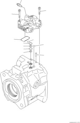 708-1W-00961 708-1W-01850 708-1W-00010 Für Komatsu WA450-6 WA470-6 WA480-6 Hydraulische Kolbenlenkpumpe