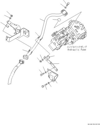708-1W-00961 708-1W-01850 708-1W-00010 Für Komatsu WA450-6 WA470-6 WA480-6 Hydraulische Kolbenlenkpumpe