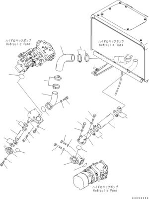 708-1W-00961 708-1W-01850 708-1W-00010 Für Komatsu WA450-6 WA470-6 WA480-6 Hydraulische Kolbenlenkpumpe