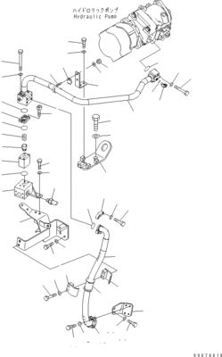 708-1W-00960 708-1W-00850 708-1W-03710 Für Komatsu WA450-6 WA470-6 WA480-6 Hydraulische Kolbenlenkpumpe