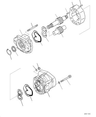 708-1U-00120 708-1U-00140 708-1U-00170 Für Komatsu WA380-6 WA430-6 Hydraulikpumpe Lenkpumpe