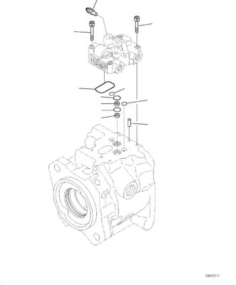 708-1U-00120 708-1U-00140 708-1U-00170 Für Komatsu WA380-6 WA430-6 Hydraulikpumpe Lenkpumpe