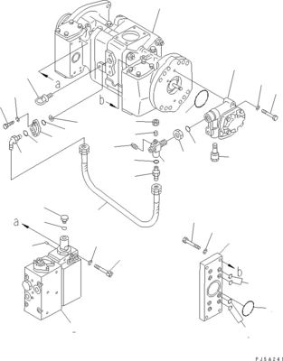 708-2L-00960 708-2L-00961 708-2L-05420 Für Komatsu WA700-3 Hydraulikpumpe LADER PUMPE Original Hochwertige