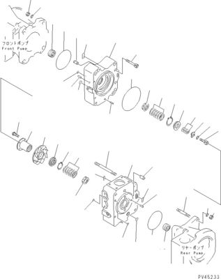 708-2L-00960 708-2L-00961 708-2L-05420 Für Komatsu WA700-3 Hydraulikpumpe LADER PUMPE Original Hochwertige