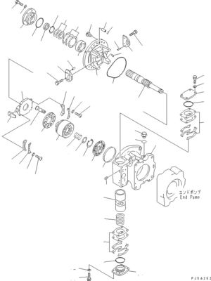 708-2L-00960 708-2L-00961 708-2L-05420 Für Komatsu WA700-3 Hydraulikpumpe LADER PUMPE Original Hochwertige