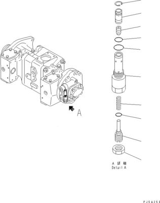 708-2L-00960 708-2L-00961 708-2L-05420 Für Komatsu WA700-3 Hydraulikpumpe LADER PUMPE Original Hochwertige
