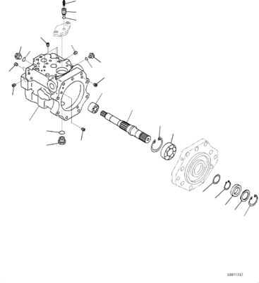 708-1W-90600 R7081W90600 708-1W-04222 708-1W-01632 Für Komatsu D475A-5EO Hydraulische Kühlung VAN DRIVE PIPING Original