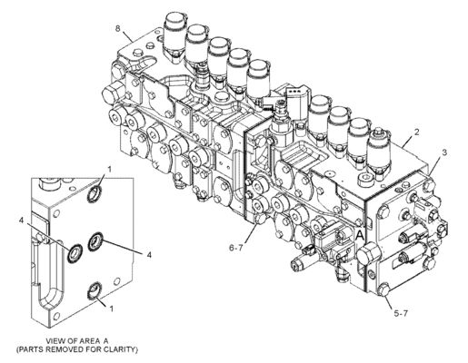 CAT 455-2663 424-937 Hauptsteuerventil 349E 349F 352 Bergbau Baubau Abbruch Maschinen und Geräte Teile