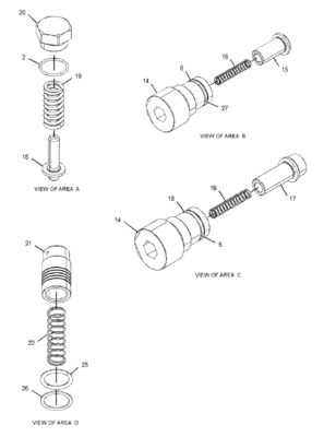 CAT 455-2663 424-937 Hauptsteuerventil 349E 349F 352 Bergbau Baubau Abbruch Maschinen und Geräte Teile