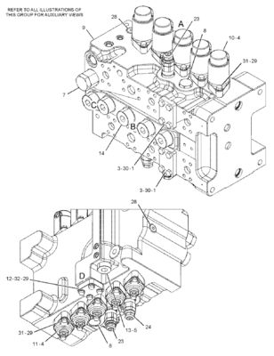 CAT 455-2663 424-937 Hauptsteuerventil 349E 349F 352 Bergbau Baubau Abbruch Maschinen und Geräte Teile