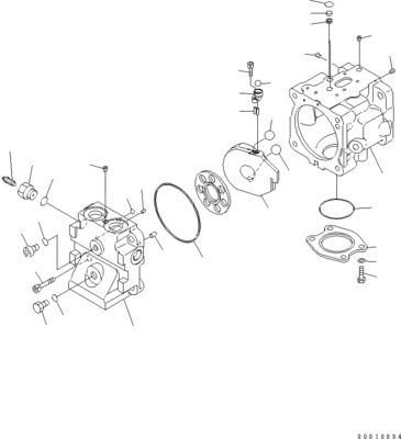 708-1W-00600 708-1S-00910 R7081S00910 R7081W00600 Für Komatsu D475A-5 Bulldozer hydraulische Lüfterpumpe Kolbenpumpe Original