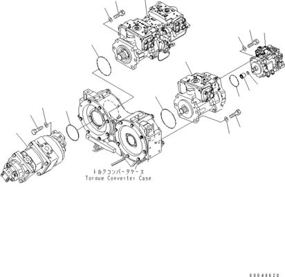708-2G-00800 708-2G-00801 708-2G-01081 Für Komatsu-Ladegerät WA600-6 Hydraulikpumpe Kolbenpumpe Hauptpumpe Hohe Qualität