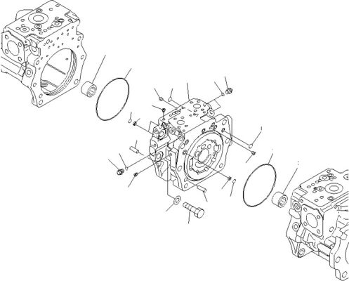 708-2G-00800 708-2G-00801 708-2G-01081 Für Komatsu-Ladegerät WA600-6 Hydraulikpumpe Kolbenpumpe Hauptpumpe Hohe Qualität