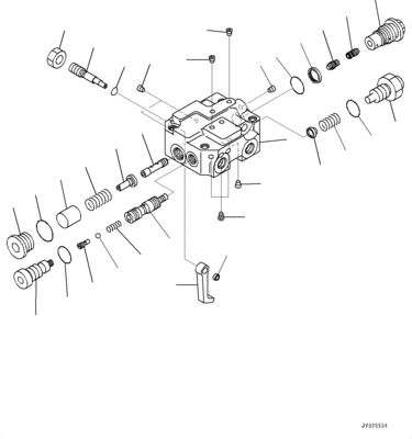 708-1W-02260 708-1W-02270 708-1W-00450 708-1W-00460 Für Komatsu Lkw HM400-3 Hydraulische Lenkpumpe und Hebepumpe