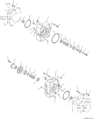 708-2L-00950 708-25-02044 708-2L-00951 708-2L-05420 Für Komatsu WA800-3 WA900-3 Hydraulische Laderpumpe Hauptspumpe