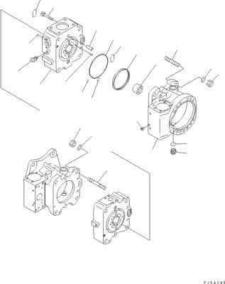708-4L-00910 708-45-10204 708-4L-00911 Für Komatsu WA800-3 WA900-3 Hydraulische Schalterpumpe Hauptpumpe Hohe Qualität