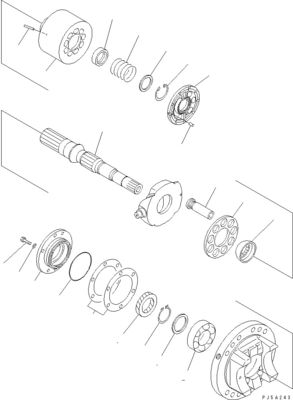 708-4L-00910 708-45-10204 708-4L-00911 Für Komatsu WA800-3 WA900-3 Hydraulische Schalterpumpe Hauptpumpe Hohe Qualität