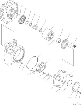 708-4L-00910 708-45-10204 708-4L-00911 Für Komatsu WA800-3 WA900-3 Hydraulische Schalterpumpe Hauptpumpe Hohe Qualität