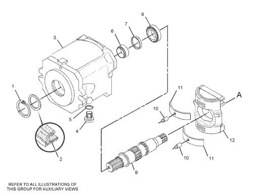 299-5790 20R3400 Für CAT Track D7R II D7R XR HPR135 PUMPE GP-PISTON IMPLEMENT Steuerung hydraulische Hauptpumpe