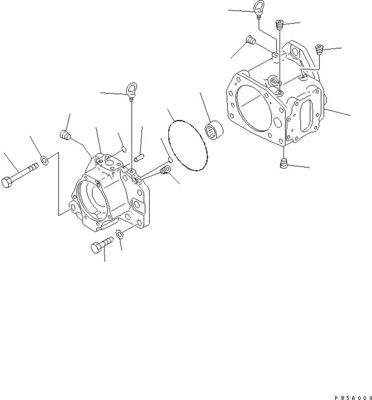 708-1L-00340 708-1L-01340 708-1L-04010 Für den Komatsu-Bulldozer D275A-5D Hydraulische Arbeitsgeräte Pumpe