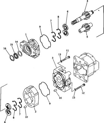 705-52-40100 705-52-40001 705-32-37740 Für Komatsu Bulldozer D375-5 Hydraulik Hauptpumpe