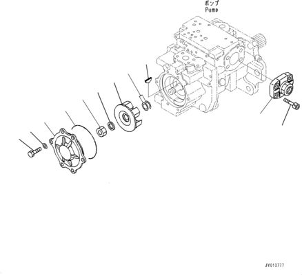 708-1H-00260 708-1H-01260 Für Komatsu Bulldozer D375A-6 D375A-6R Hydraulische Hauptpumpe