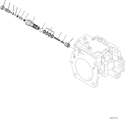 708-1H-00260 708-1H-01260 Für Komatsu Bulldozer D375A-6 D375A-6R Hydraulische Hauptpumpe