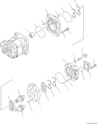705-52-30A00 705-14-32731 Für Komatsu Bulldozer D155A-6 D155AX-6 Hydraulikpumpe Kolbenpumpe Nachmarkt