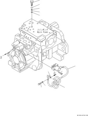 708-1H-00250 708-1H-00251 Für Komatsu Bulldozer D155AX-6 D155AX-6A Hydraulische Hauptpumpe