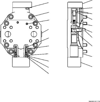 417-18-31201 417-18-31202 417-18-31203 Für Komatsu-Radlader WA200-5 WA200PT-5 Hydraulikmotor HST-Pumpe