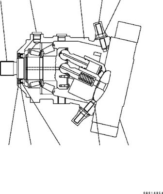 417-18-31201 417-18-31202 417-18-31203 Für Komatsu-Radlader WA200-5 WA200PT-5 Hydraulikmotor HST-Pumpe