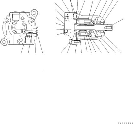 418-03-33241 4180333241 Für Komatsu RADENLADER WA100-5 WA150-5 WA200-5 WA270 Hydraulischer Ventilatormotor
