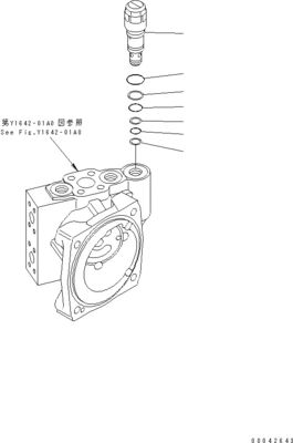 706-7H-01101 706-7H-12310 706-7H-01100 Für Komatsu-Bulldozer D155AX-6 D155AX-7 Hydraulikmotor HST PUMPE Nachmarkt
