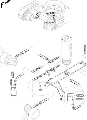 65489140 Für Komatsu Bagger PC3000-6 4000-6 7000-6 8000-6 Hydraulischer Reisemotor Antriebsmotor