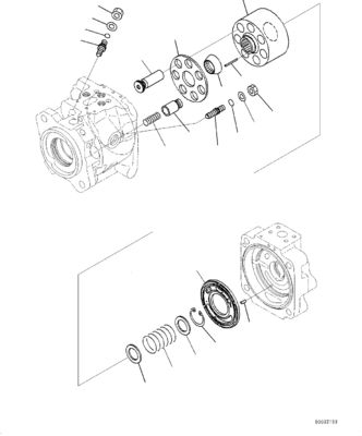 708-1U-00120 708-1U-00140 708-1U-00170 708-1L-04010 R7081U00120 R7081U00171 708-1U-01151 Für Komatsu WA380-6 WA430-6 RADENLADER Hydraulische Pumpe Lenkpumpe