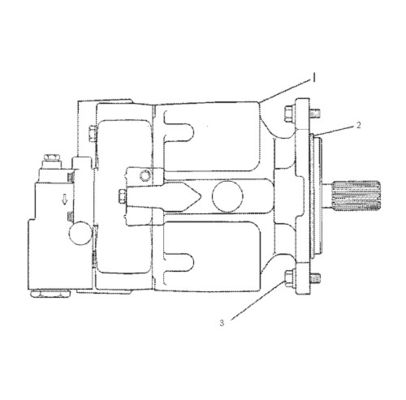2321835 CA2321835 10R9089 Für CAT 784C 785C 785D LKW Hydraulische Hauptpumpe Kolbenpumpe Pumpe ASSY PUMPE GP-Piston (Lenkung) Nachverkauf