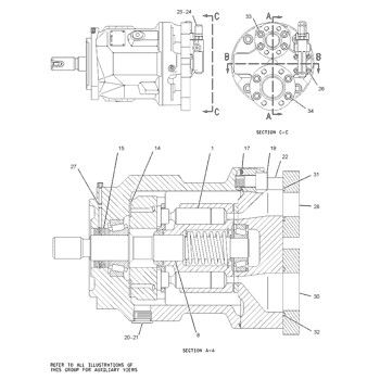 1902279 CA1902279 1902279 0R-0912 Für CAT 784C 785C TRAKTOR TRUCK Hydraulische Hauptpumpe Kolbenpumpe Pumpe ASSY PUMPE GP-PISTON Nachverkauf
