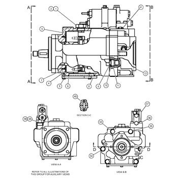 1243027 CA1243027 124-3027 0R7666 Für CAT 140G 130G 160G 12G Motor Grader Hydraulische Hauptpumpe Kolbenpumpe Pumpe ASSY PUMPE GP-PISTON Nachrüstmarkt Hochwertig Original