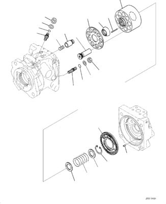 708-1W-00560 708-1W-01560 708-1W-02360 708-1W-08360 Für Komatsu WA320-7 RADENLADER Hydraulische Hauptpumpe LENKUNG PUMPE Kolbenpumpe HST PUMPE ASSY Nachmarkt Original