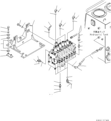 723-46-27200 7234627200 723-46-27101 Für Komatsu D475ASD-5E0 BULLDOZER Hydraulische Hauptsteuerventile Baumaschinen Teile Nachrüstwaren Hochwertige Original